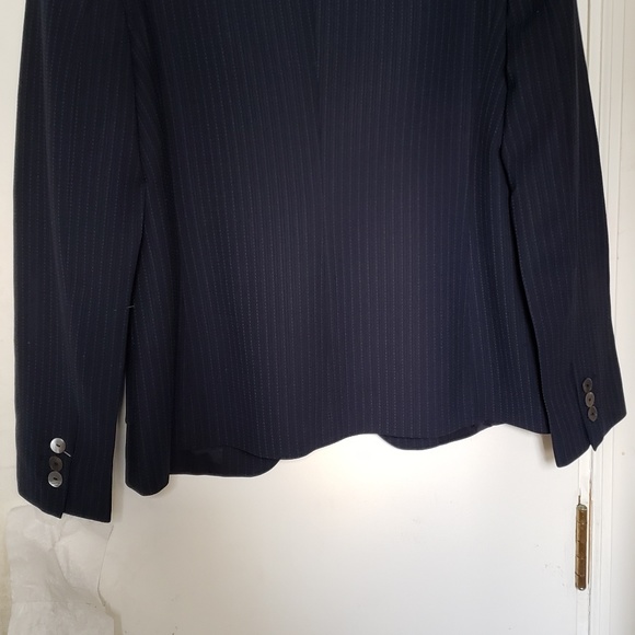 TOMBOLINI navy blue stripe jacket . - Picture 3 of 8